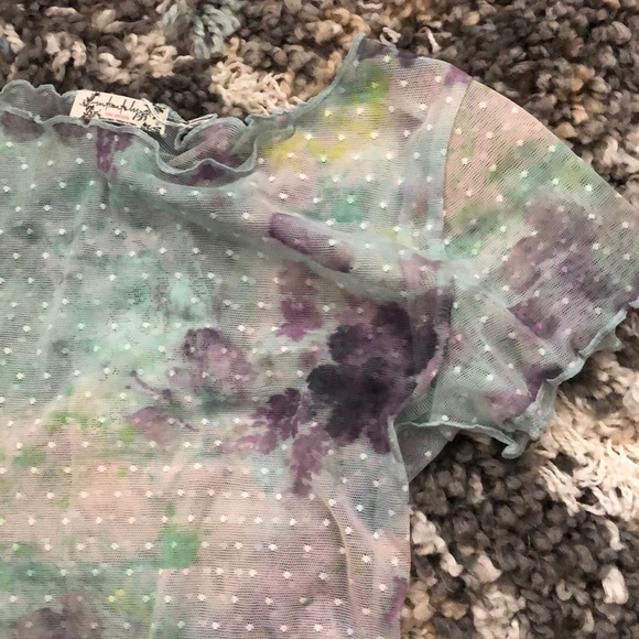 Free People Intimately On The Dot Baby Tee - Picture 5 of 5